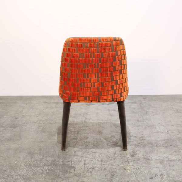 Maxalto Orange Patterned Febo Dining Chairs by Antonio Citterio, Set of Four @ REHAUS