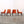 Maxalto Orange Patterned Febo Dining Chairs by Antonio Citterio, Set of Four @ REHAUS