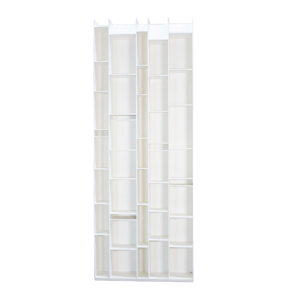 MDF Italia Random Bookshelf in White Matt Lacquer Wood - REHAUS - MDF Italia
