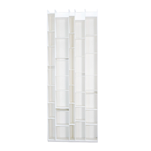 MDF Italia Random Bookshelf in White Matt Lacquer Wood