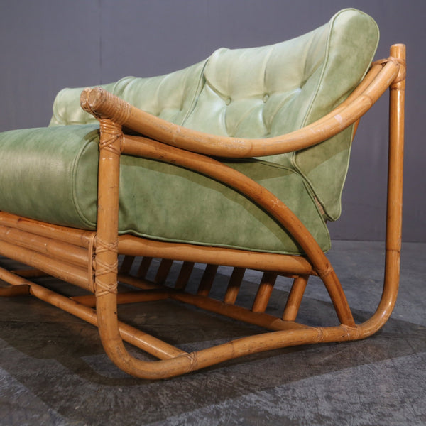 Mid Century Bamboo Sofa by Angraves of Leicester @ REHAUS