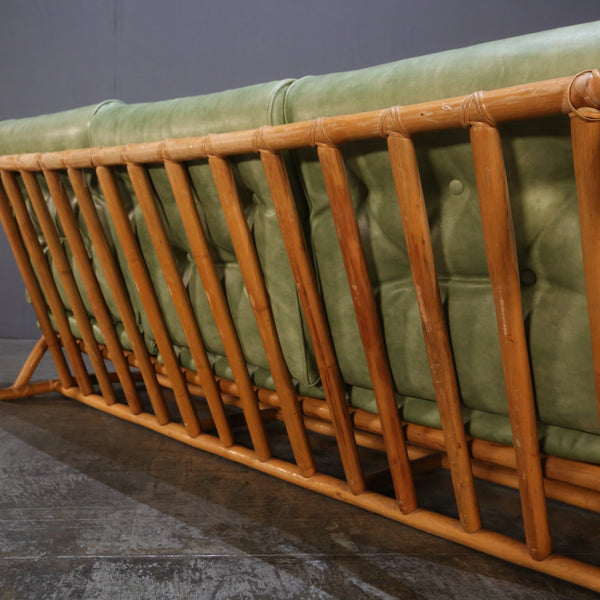 Mid Century Bamboo Sofa by Angraves of Leicester @ REHAUS
