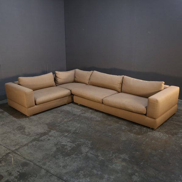 Minotti Beige Sectional Sofa @ REHAUS