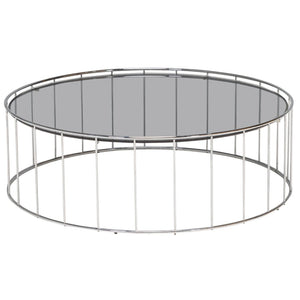 Minotti by Rodolfo Dordoni Caulfield Round Glass Coffee Table - REHAUS - Rodolfo Dordoni