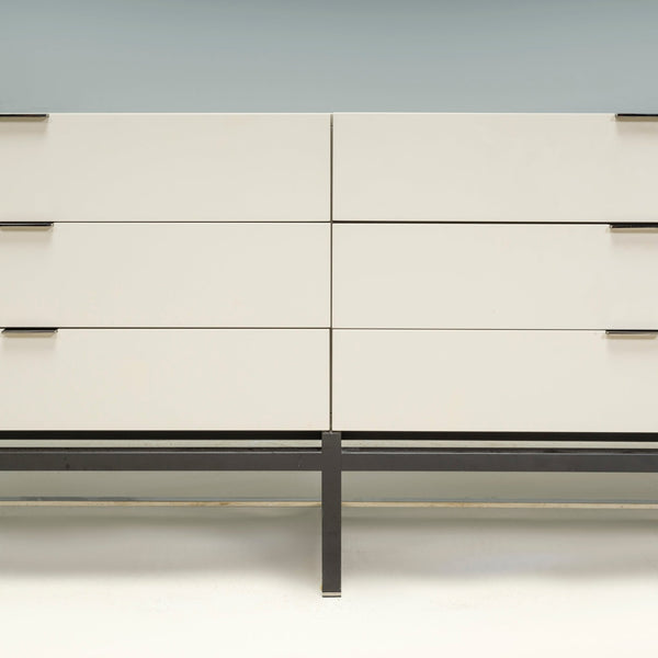 Minotti by Rodolfo Dordoni White Lacquer Harvey Chest of Drawers - REHAUS - Rodolfo Dordoni