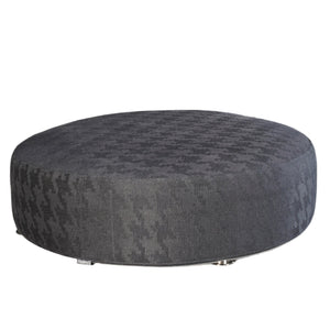 Minotti Davis Round Pouf by Rodolfo Dordoni