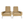 Minotti Dubuffet Armchair - In Taupe Pelle Leather, Set of Two @ REHAUS