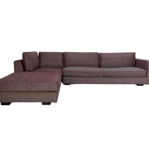 Minotti Freeman 4 - Seat L - Shape Sofa - In Dedar Tweed Fabric @ REHAUS