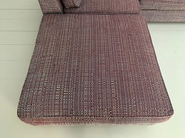 Minotti Freeman 4 - Seat L - Shape Sofa - In Dedar Tweed Fabric @ REHAUS