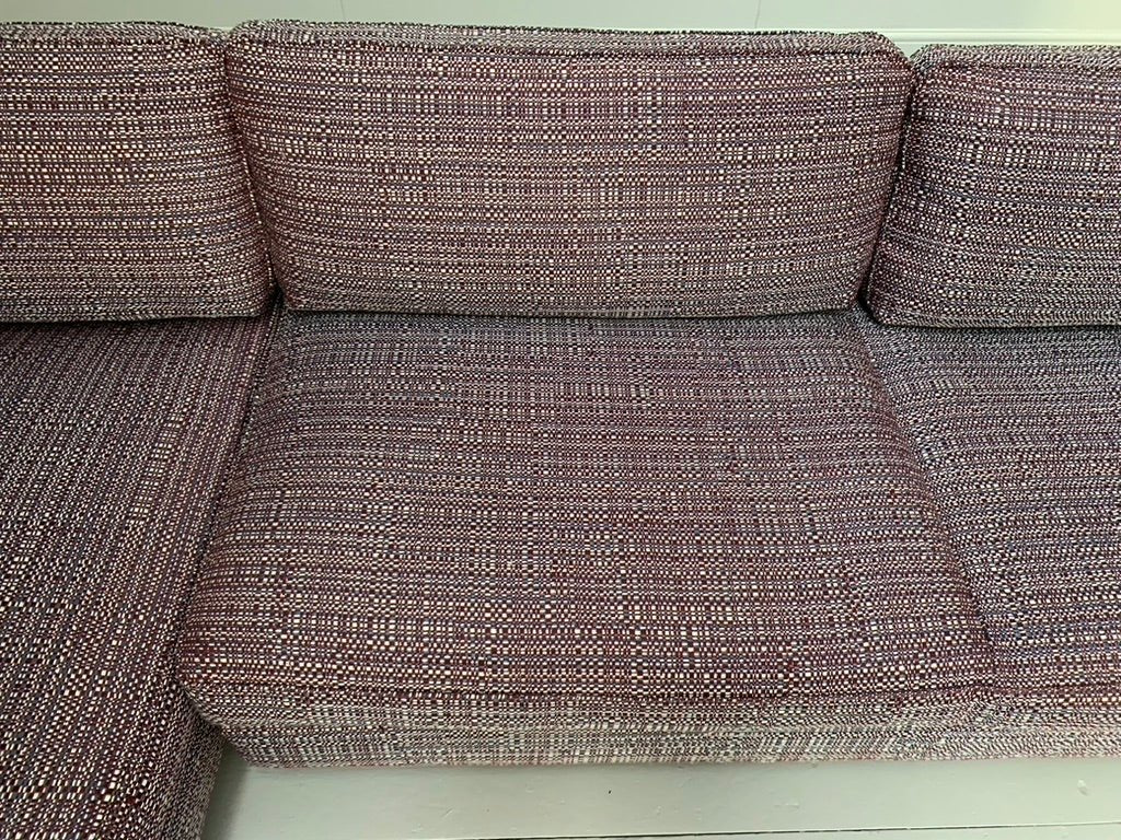 Minotti Freeman 4 - Seat L - Shape Sofa - In Dedar Tweed Fabric @ REHAUS