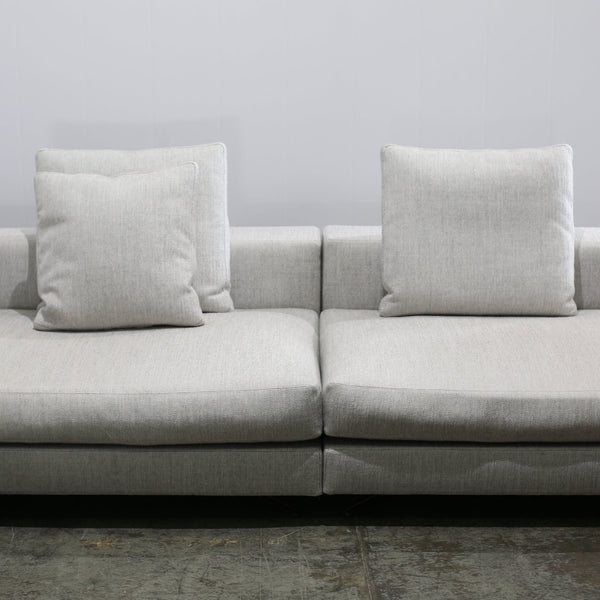 Minotti Light Grey Sectional Sofa @ REHAUS