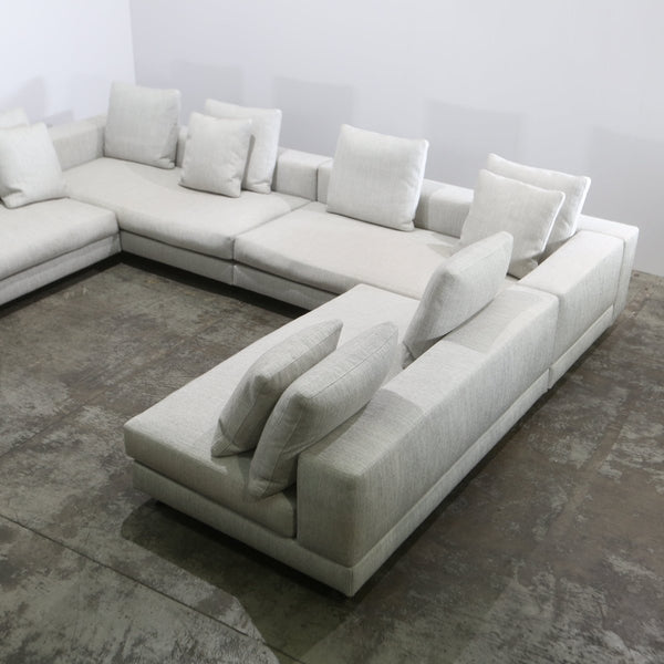 Minotti Light Grey Sectional Sofa @ REHAUS