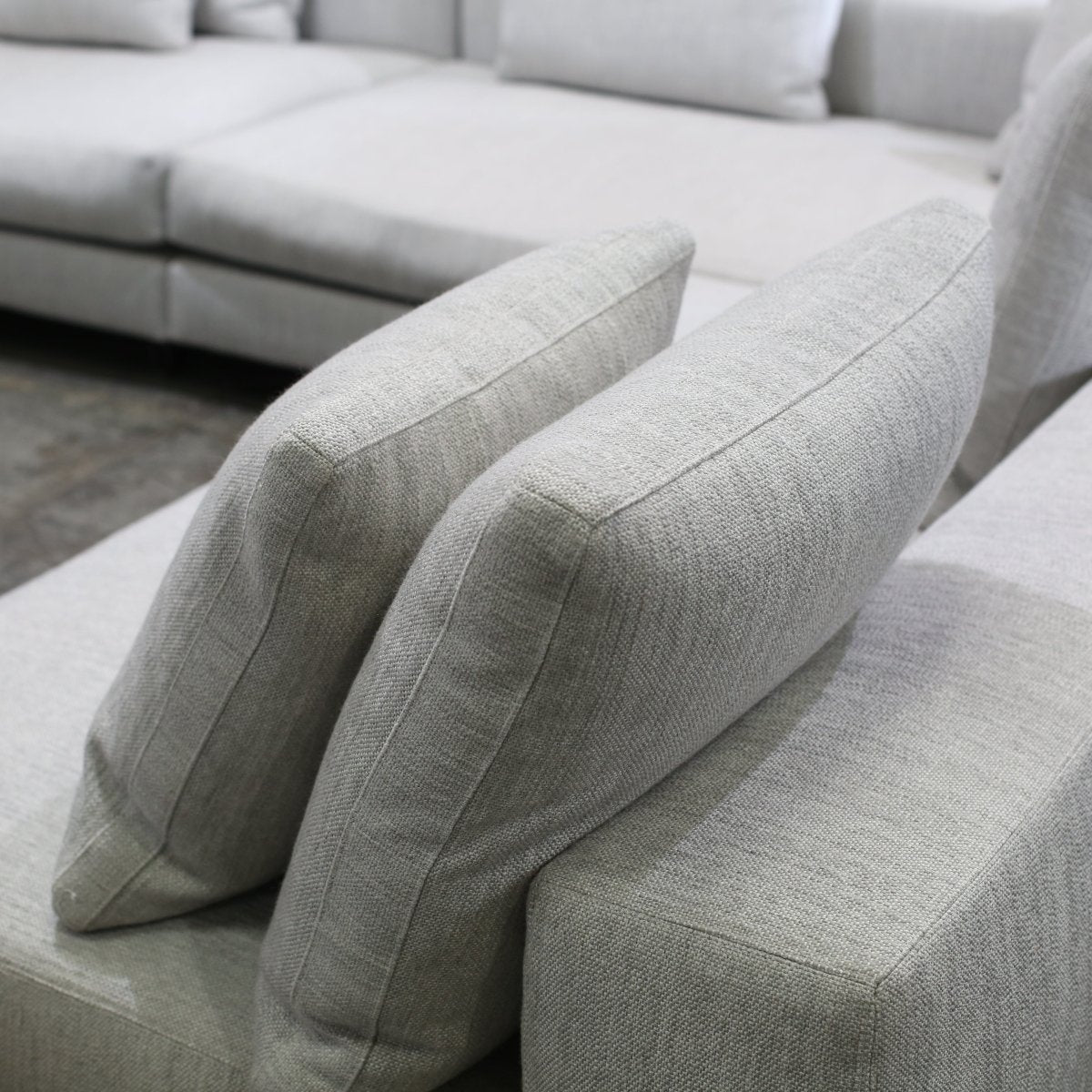 Minotti Light Grey Sectional Sofa @ REHAUS