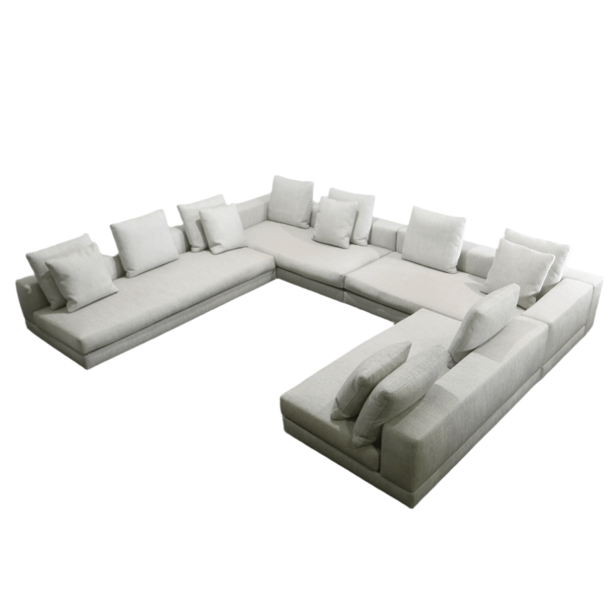 Minotti Light Grey Sectional Sofa @ REHAUS