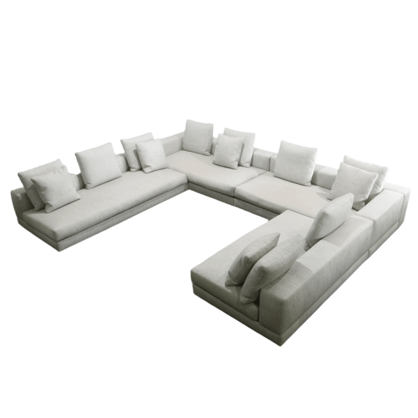 Minotti Light Grey Sectional Sofa @ REHAUS