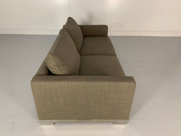 Molteni & C Reversi 2 - Seat Sofa - In Woven Linen @ REHAUS