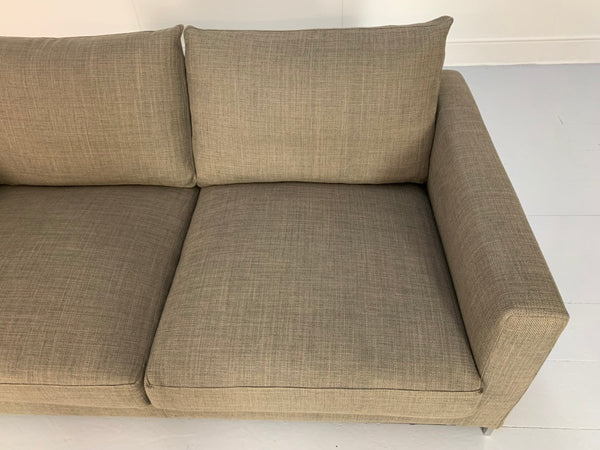 Molteni & C Reversi 2 - Seat Sofa - In Woven Linen @ REHAUS
