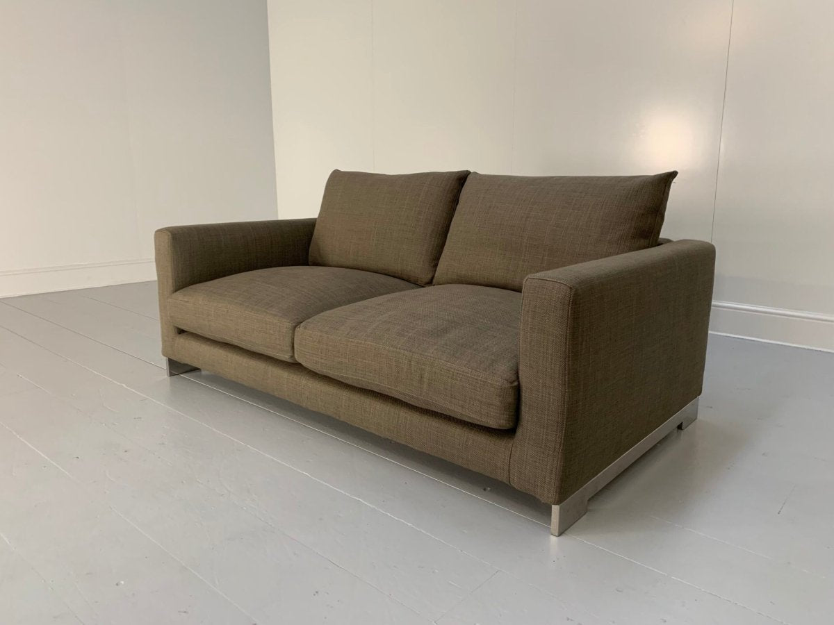 Molteni & C Reversi 2 - Seat Sofa - In Woven Linen @ REHAUS