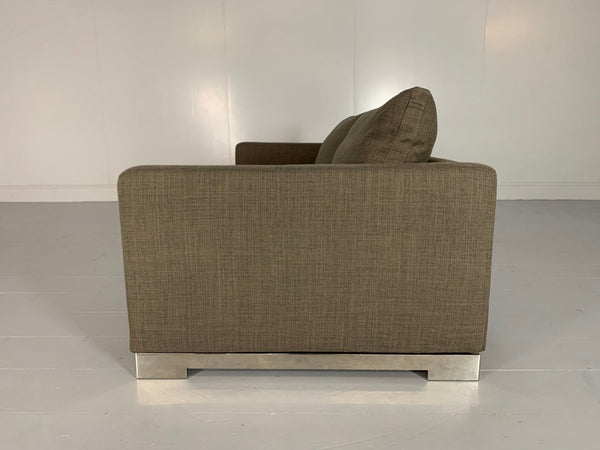 Molteni & C Reversi 2 - Seat Sofa - In Woven Linen @ REHAUS