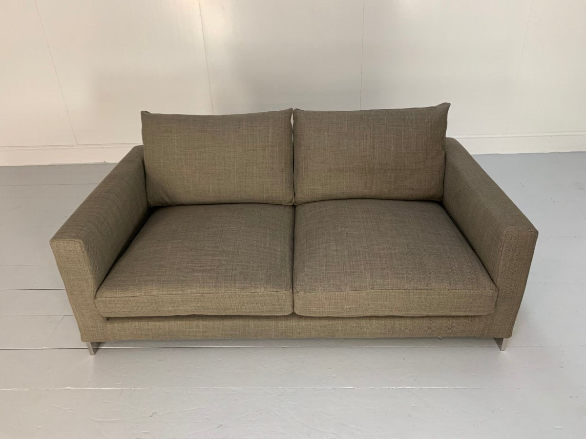 Molteni & C Reversi 2 - Seat Sofa - In Woven Linen @ REHAUS