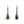 Murano Glass Tear Drop Form Table Lamps, Set of Two @ REHAUS