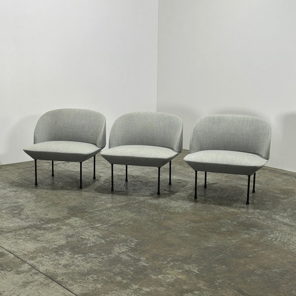 Muuto Grey Oslo Lounge Chair by Anderssen & Voll, Set of Three @ REHAUS