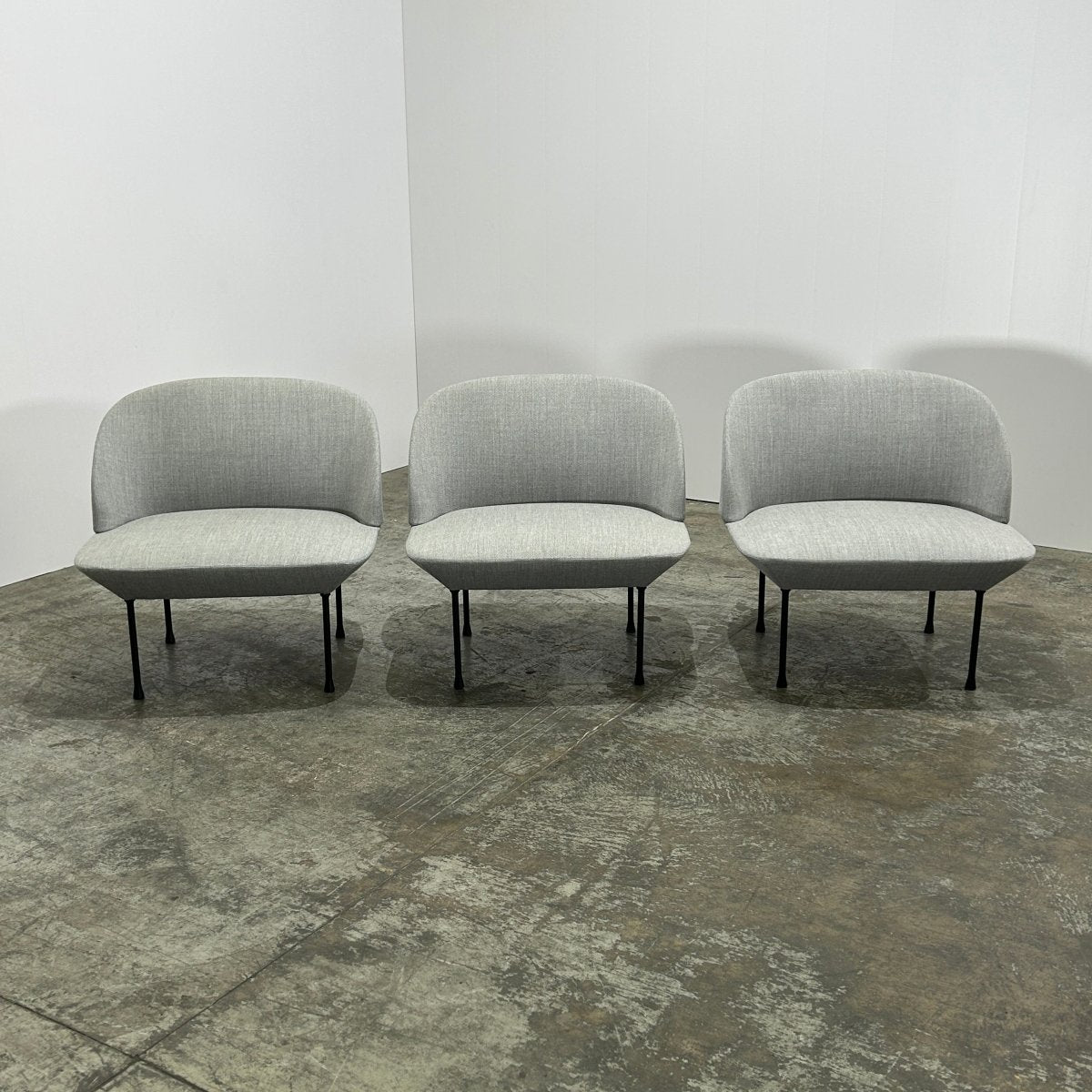 Muuto Grey Oslo Lounge Chair by Anderssen & Voll, Set of Three @ REHAUS