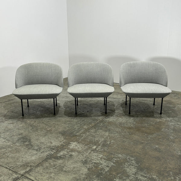 Muuto Grey Oslo Lounge Chair by Anderssen & Voll, Set of Three @ REHAUS