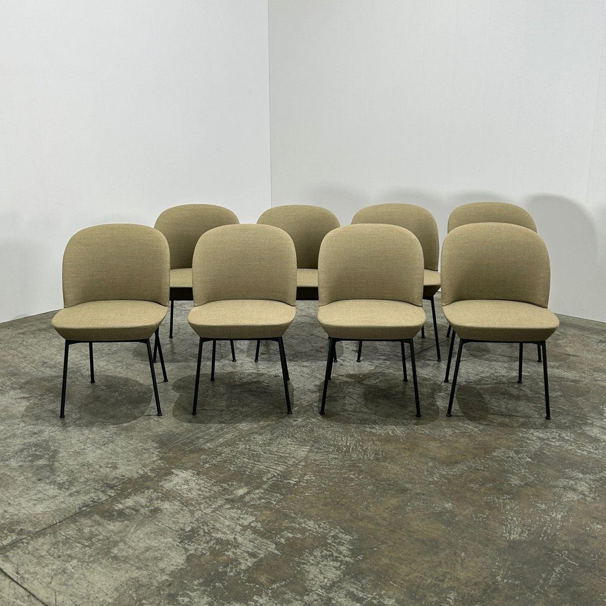 Muuto Khaki Oslo Chairs, Set of Eight @ REHAUS