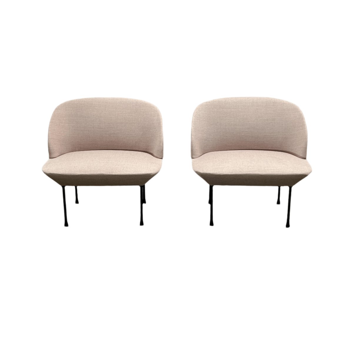 Muuto Pink Oslo Lounge Chair by Anderssen and Voll, Set of Two @ REHAUS