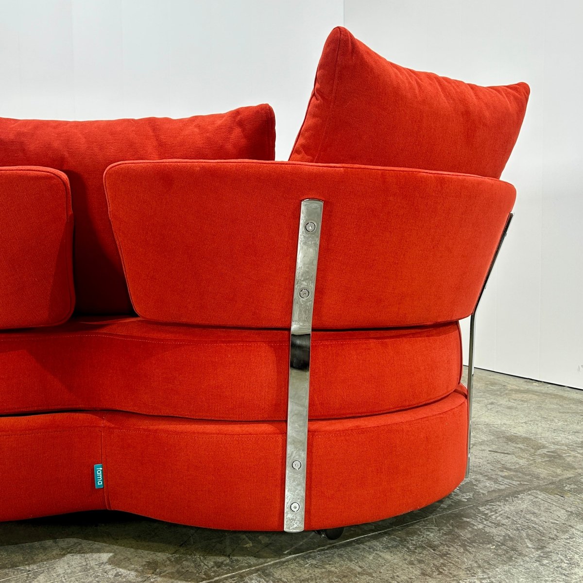 Myapple Swivel Velvet Loveseat by Fama @ REHAUS