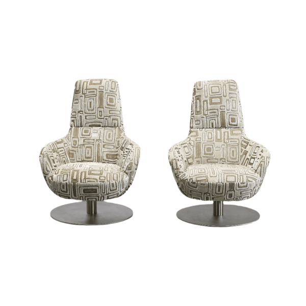 Natuzzi Bond Armchairs, Set of Two @ REHAUS