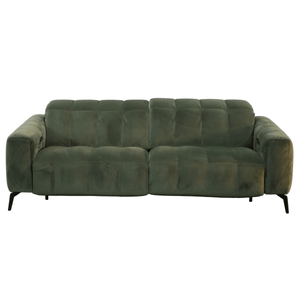 Natuzzi Editions Green Velvet Portento Sofa @ REHAUS