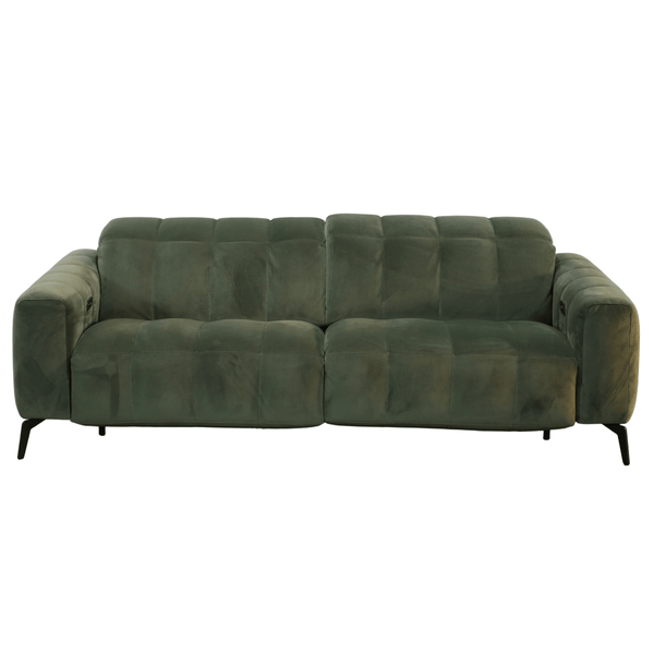 Natuzzi Editions Green Velvet Portento Sofa @ REHAUS