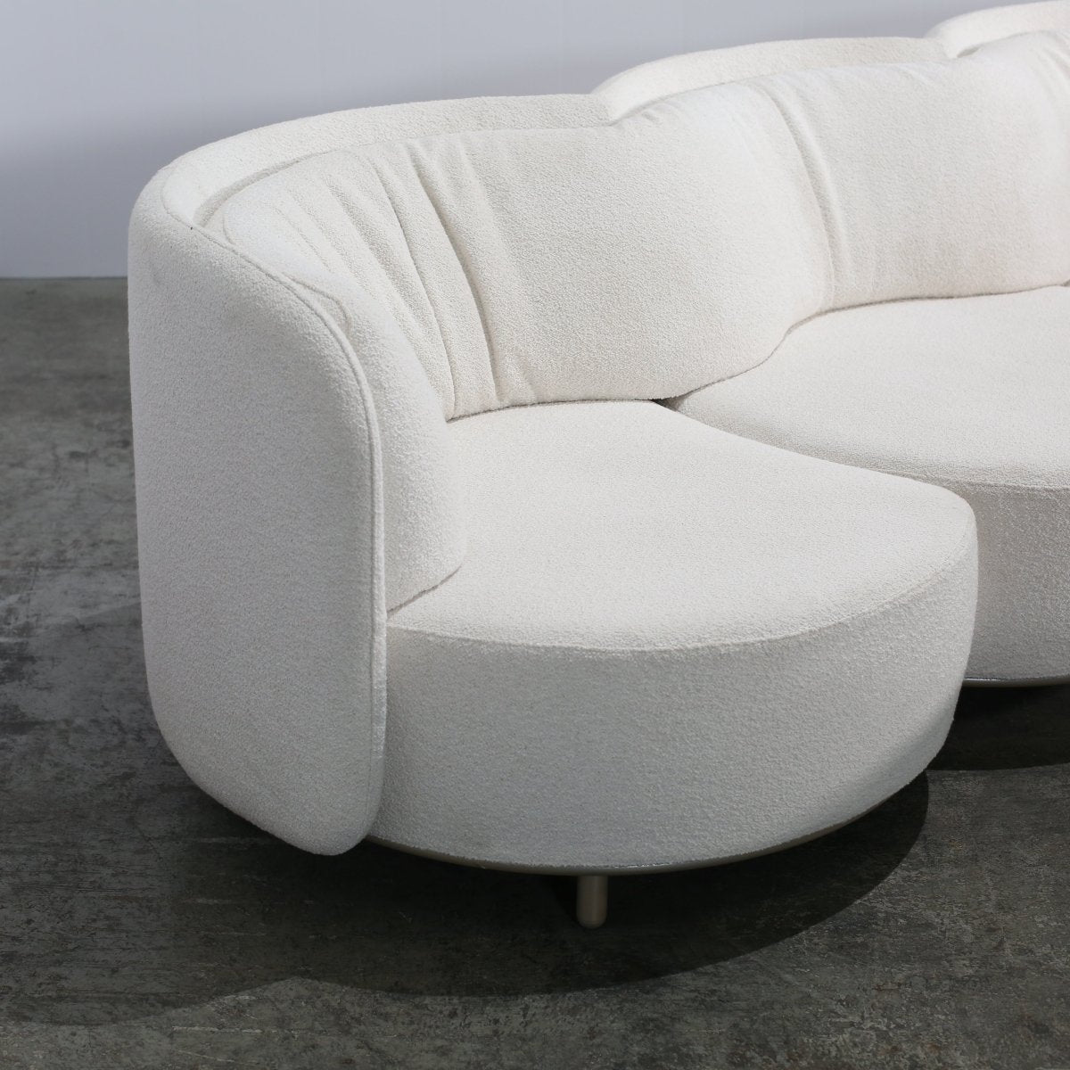 Natuzzi Four Seater Wave Sofa & Footstool by Nika Zupanc @ REHAUS