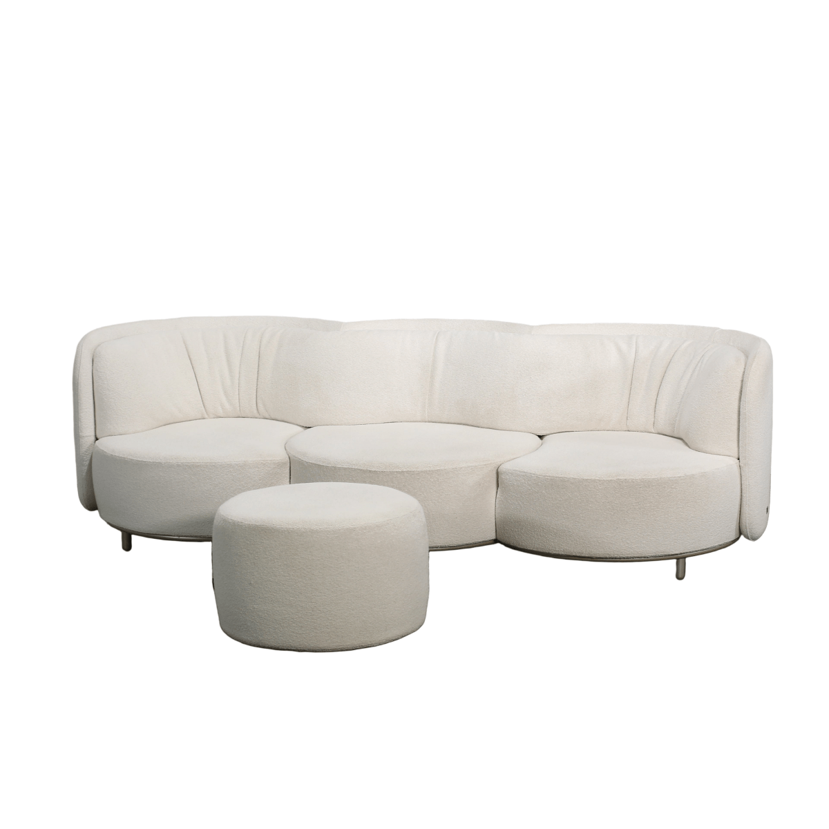 Natuzzi Four Seater Wave Sofa & Footstool by Nika Zupanc @ REHAUS