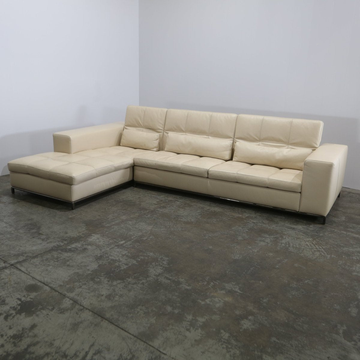 Nick Leather Sectional Sofa by Cierre @ REHAUS