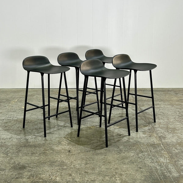Normann Copenhagen Form Barstools by Simon Legald, Set of Five @ REHAUS