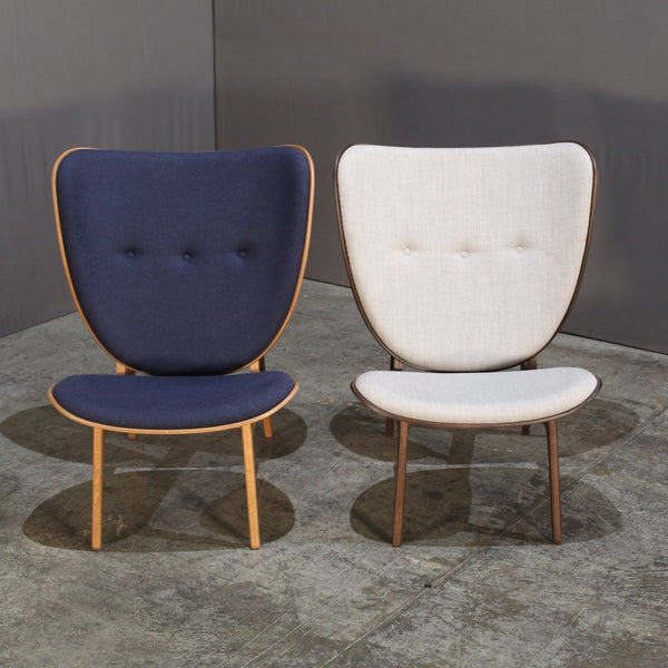 NORR11 Elephant Lounge Blue Chair by Kristian Sofus Hansen and Tommy Hyldahl @ REHAUS