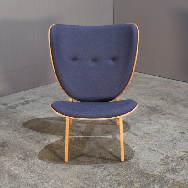 NORR11 Elephant Lounge Blue Chair by Kristian Sofus Hansen and Tommy Hyldahl @ REHAUS