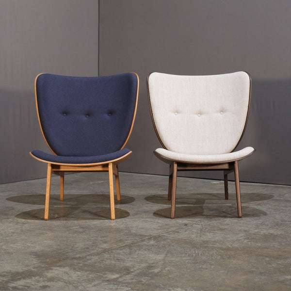 NORR11 Elephant Lounge Blue Chair by Kristian Sofus Hansen and Tommy Hyldahl @ REHAUS