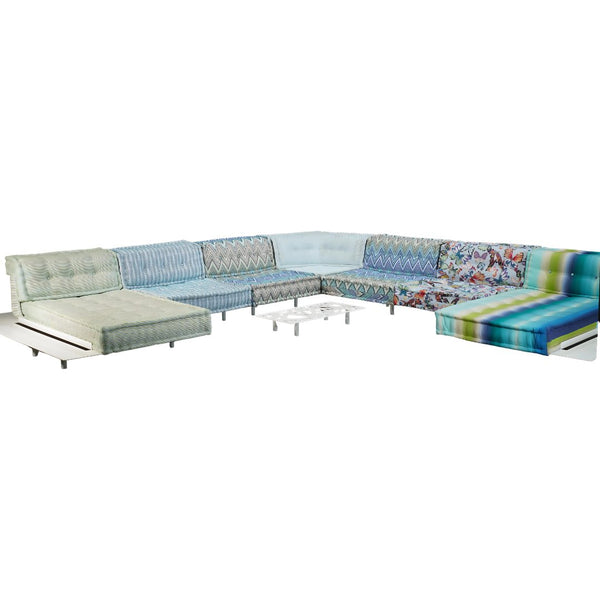 Outdoor Mah Jong Sectional Sofa Upholstered in Missoni by Roche Bobois, Set of 7 @ REHAUS