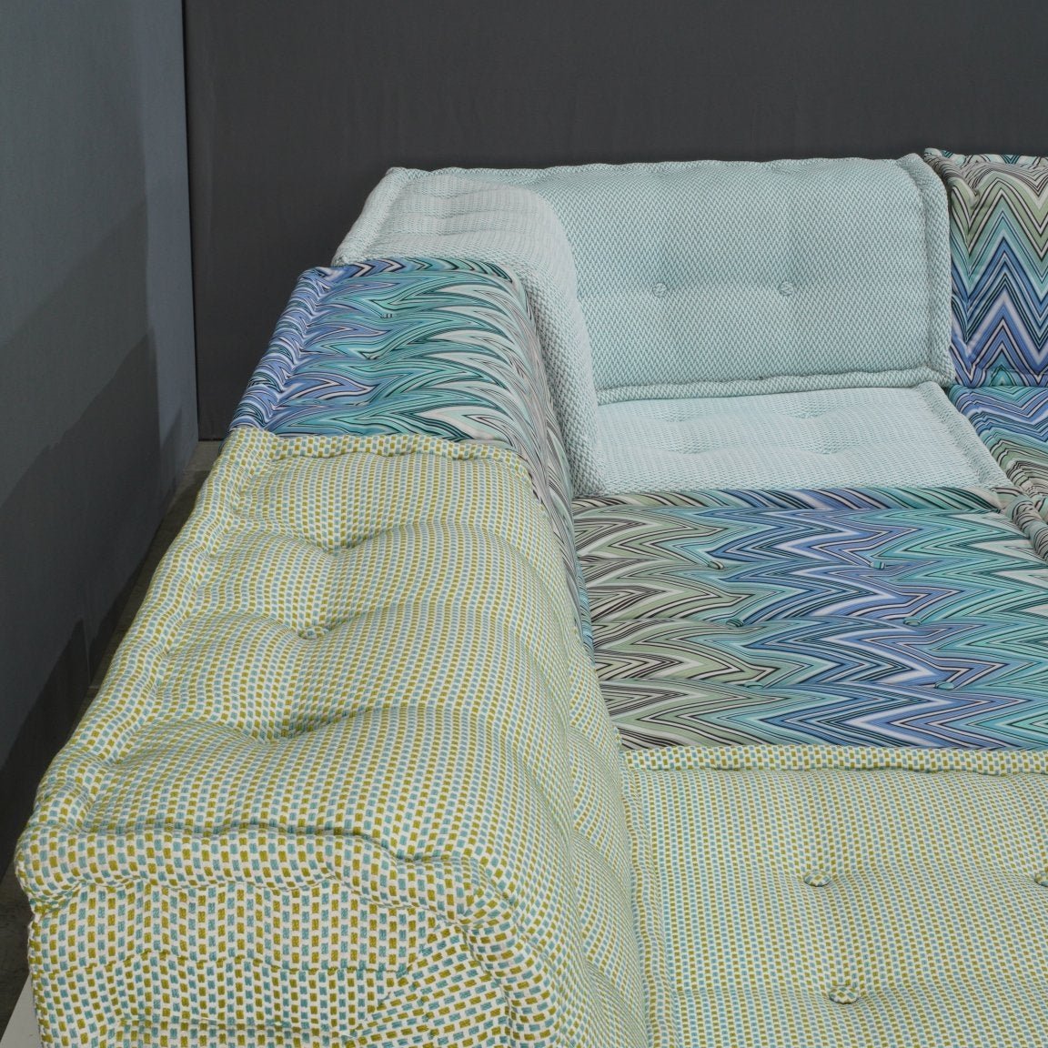 Outdoor Mah Jong Sectional Sofa Upholstered in Missoni by Roche Bobois, Set of 7 @ REHAUS