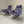 Pair of B&B Italia Metropolitan ME100 Armchairs - In Blue Gamma Leather @ REHAUS