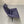 Pair of B&B Italia Metropolitan ME100 Armchairs - In Blue Gamma Leather @ REHAUS
