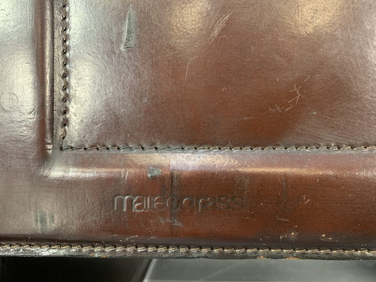 Pair of Matteo Grassi TM Armchairs - In Vintage Brown Leather @ REHAUS
