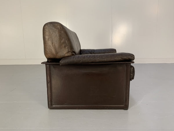 Pair of Matteo Grassi TM Armchairs - In Vintage Brown Leather @ REHAUS
