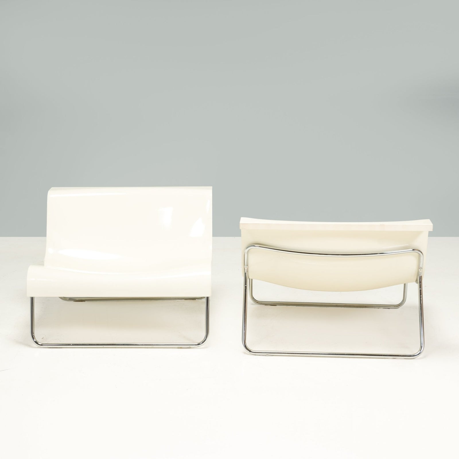 Piero Lissoni for Kartell White Form Armchairs, Set of 2 - REHAUS - Piero Lissoni