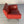Poltrona Frau Chancellor Swivel Armchair - In Red Pelle Frau SC Leather @ REHAUS