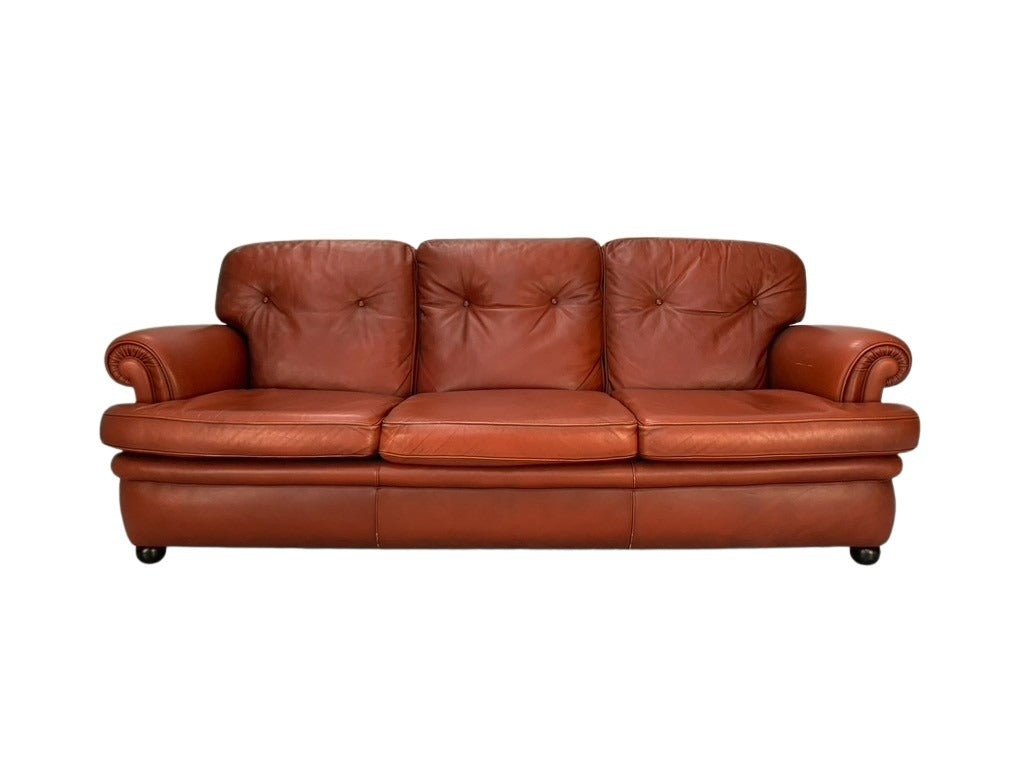 Poltrona Frau Dream 3 - Seat Sofa - In Oxblood Heritage Leather @ REHAUS